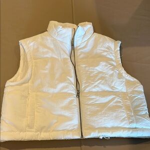 White Puffer Vest